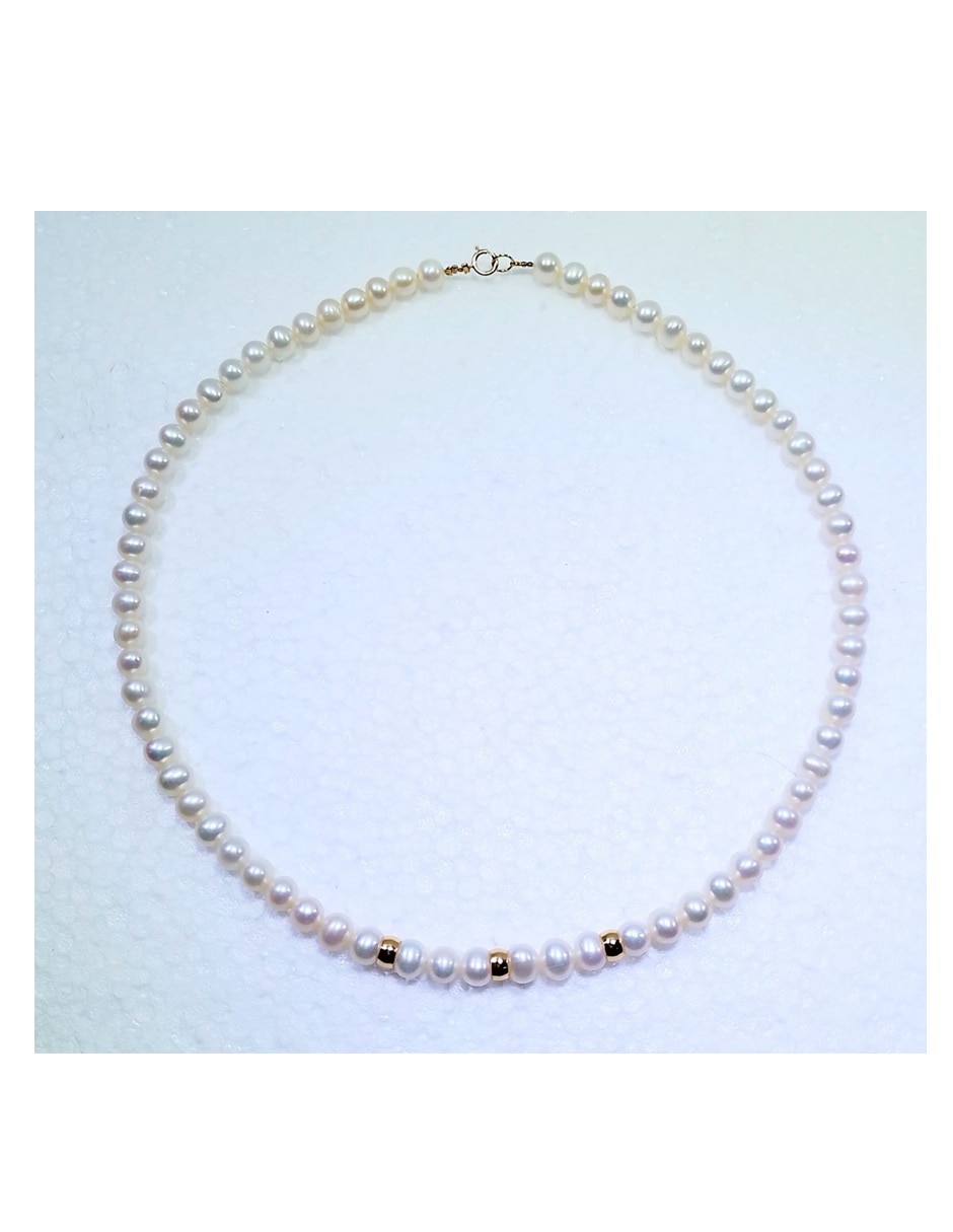 Collar México esfera Clásico de oro amarillo 14 K 6