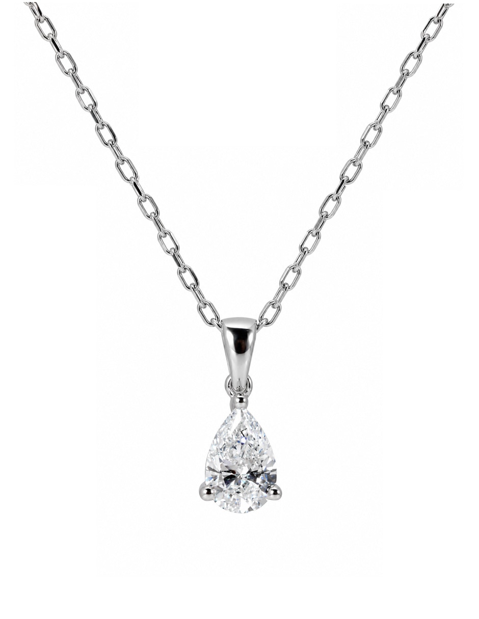 Collar con dije No aplica de (si aplica) de Oro blanco 14 K Collar con dije No aplica de (si aplica) de Oro blanco 14 K