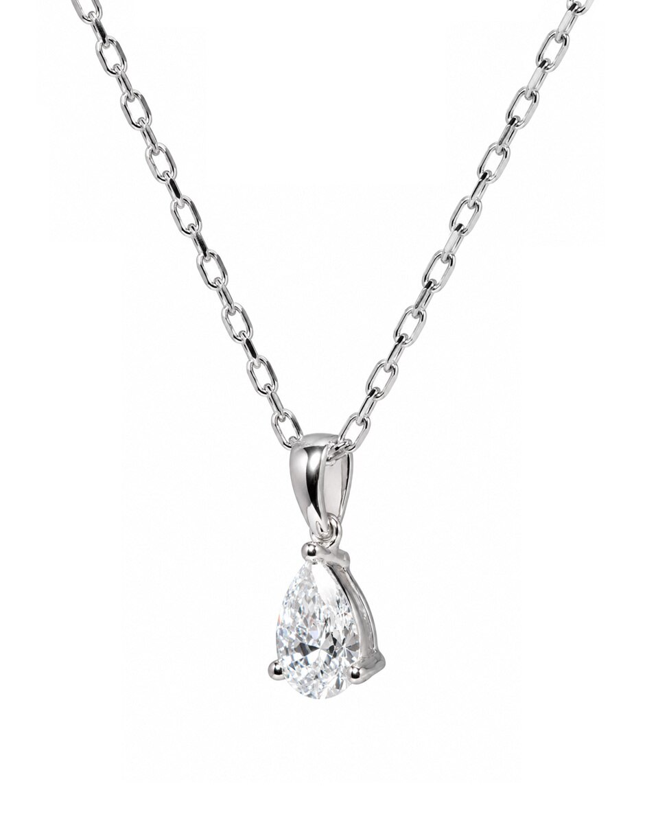 Collar con dije No aplica de (si aplica) de Oro blanco 14 K 2