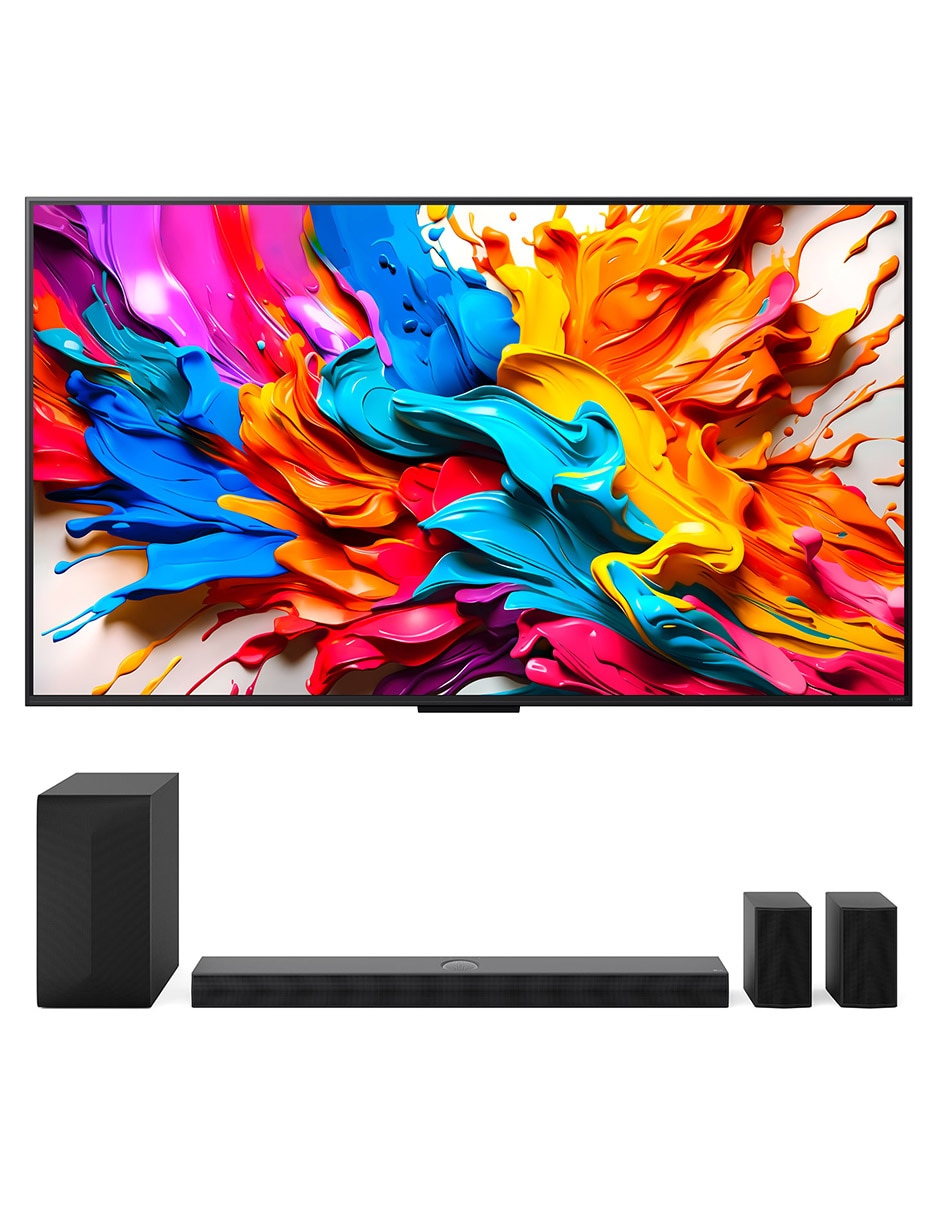 Pantalla smart tv mini led qned de 4k 65qned9m.s70 con webos con evo ai true wireless
