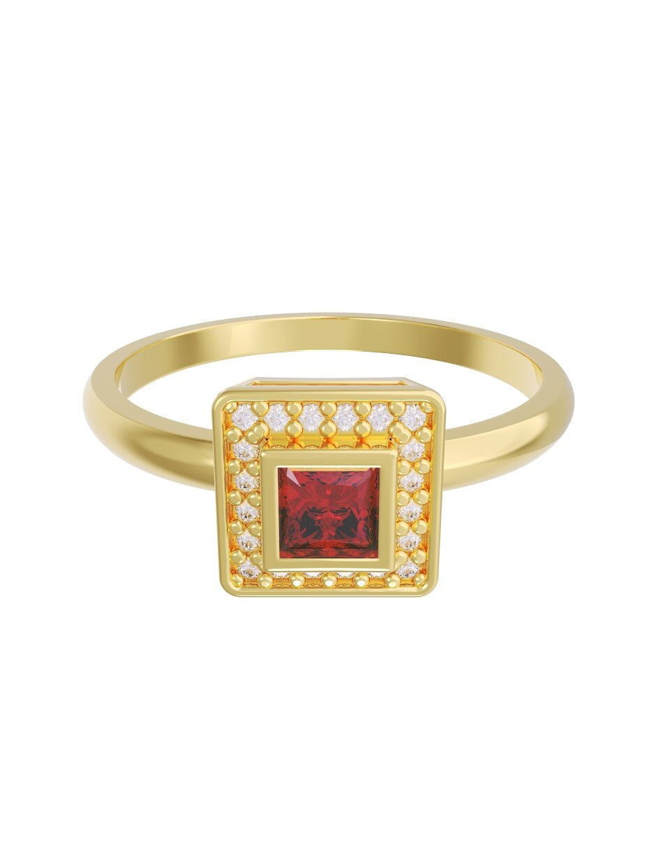 Anillo de compromiso de 10 k zirconia Anillo de compromiso de 10 k zirconia