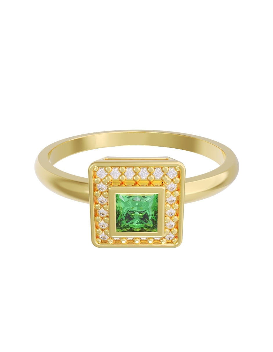 Anillo de compromiso de 10 k zirconia Anillo de compromiso de 10 k zirconia