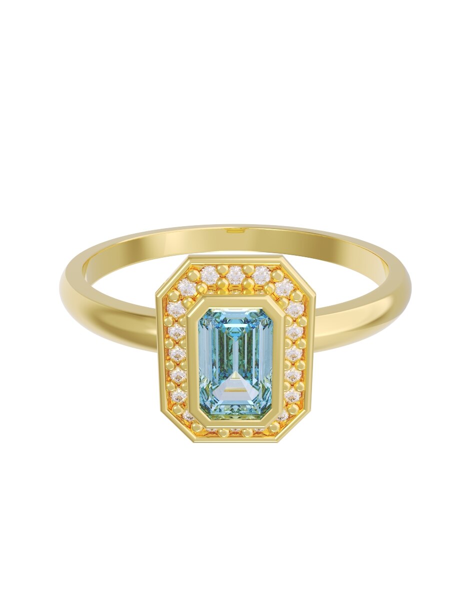 Anillo de compromiso de 10 k zirconia Anillo de compromiso de 10 k zirconia