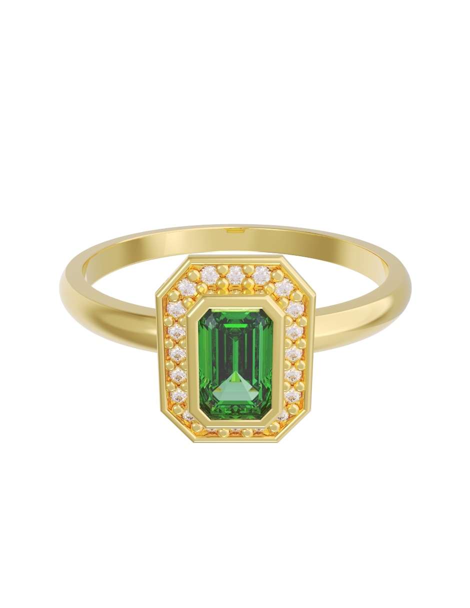 Anillo de compromiso de 10 k zirconia Anillo de compromiso de 10 k zirconia