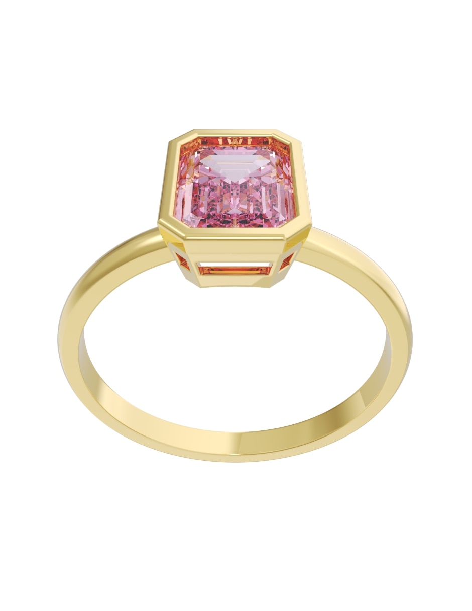 Anillo de compromiso de 10 k zirconia 4