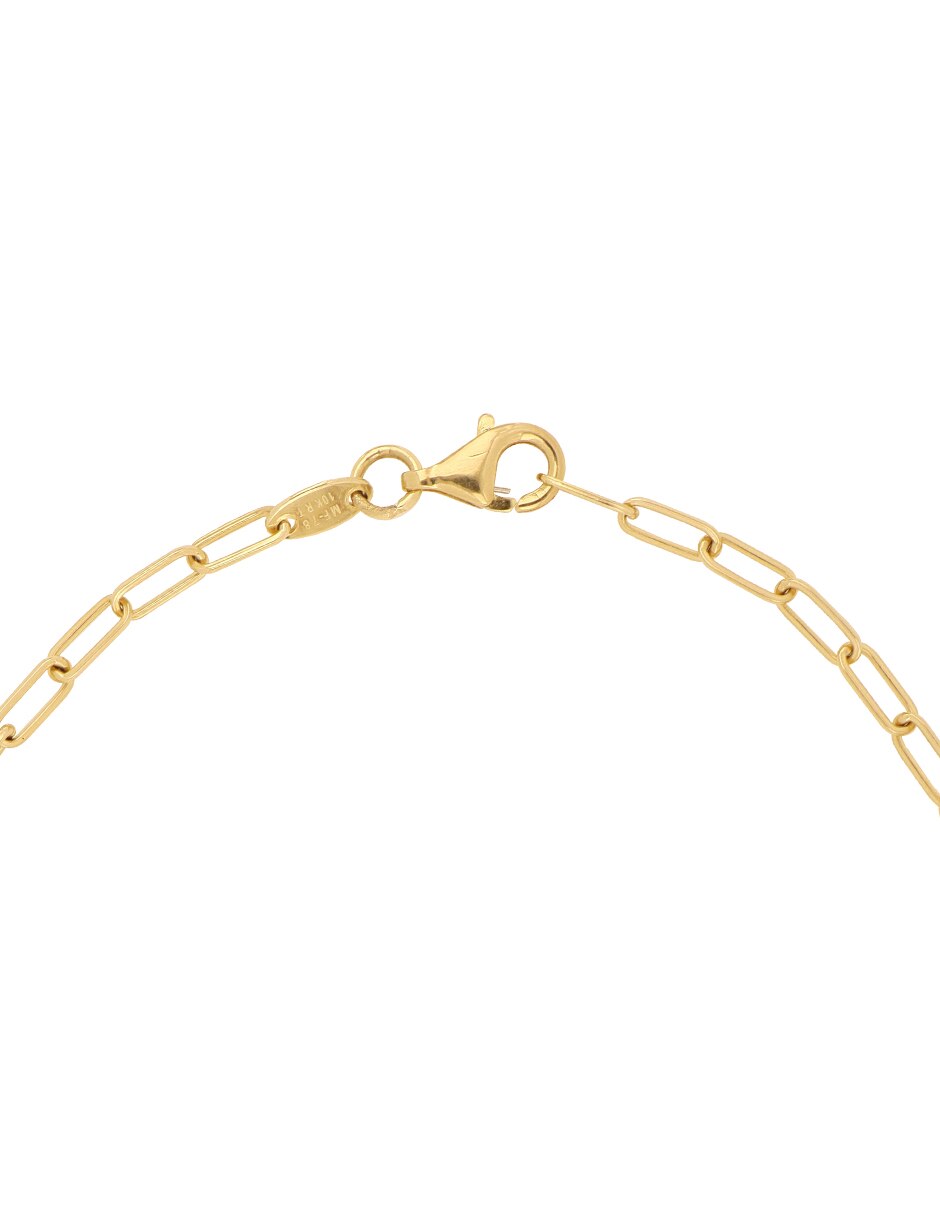 Pulsera de oro amarillo 14 k dinasti 4