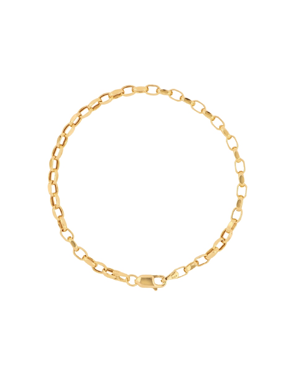 Pulsera de oro amarillo 14 k dinasti
