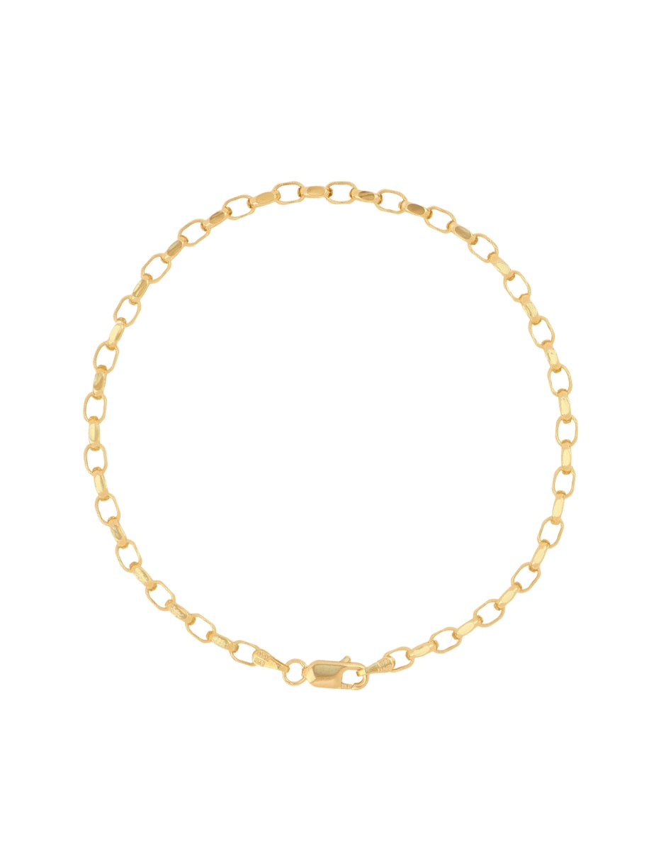 Pulsera de oro amarillo 14 k dinasti
