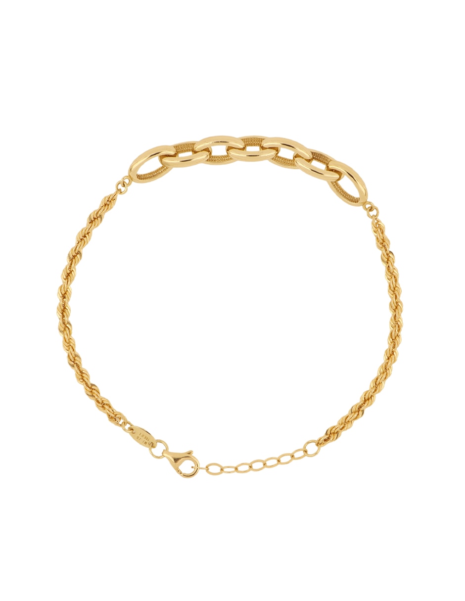 Pulsera de oro amarillo 14 k dinasti Pulsera de oro amarillo 14 k dinasti