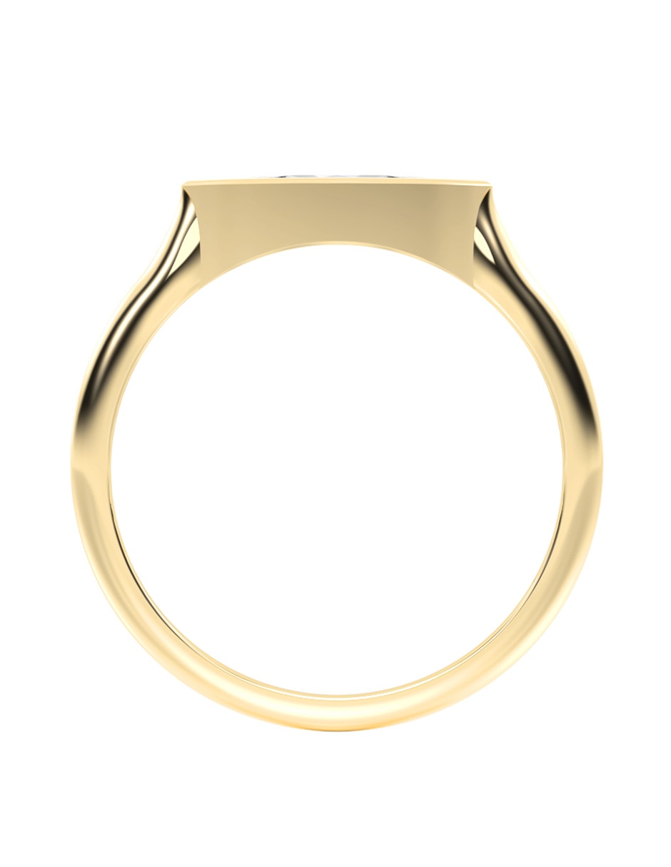 Anillo de compromiso de 10 k zirconia 3