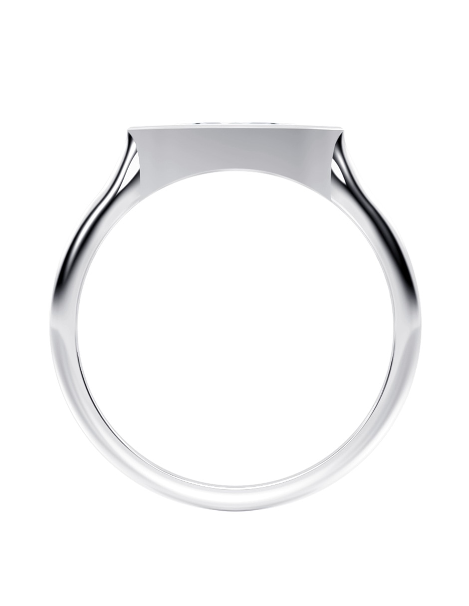 Anillo de compromiso de 10 k zirconia 5