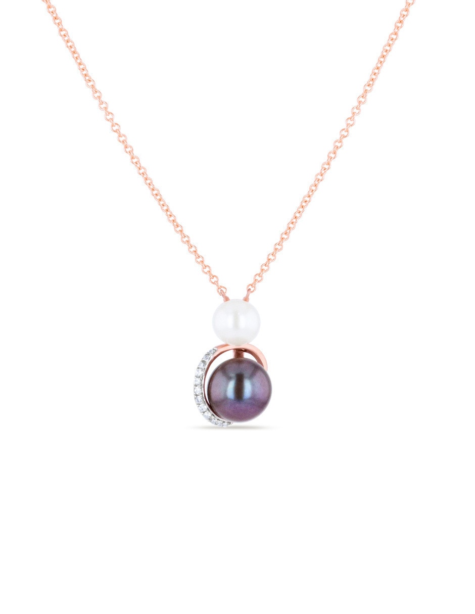 Gargantilla de oro blanco 14 k