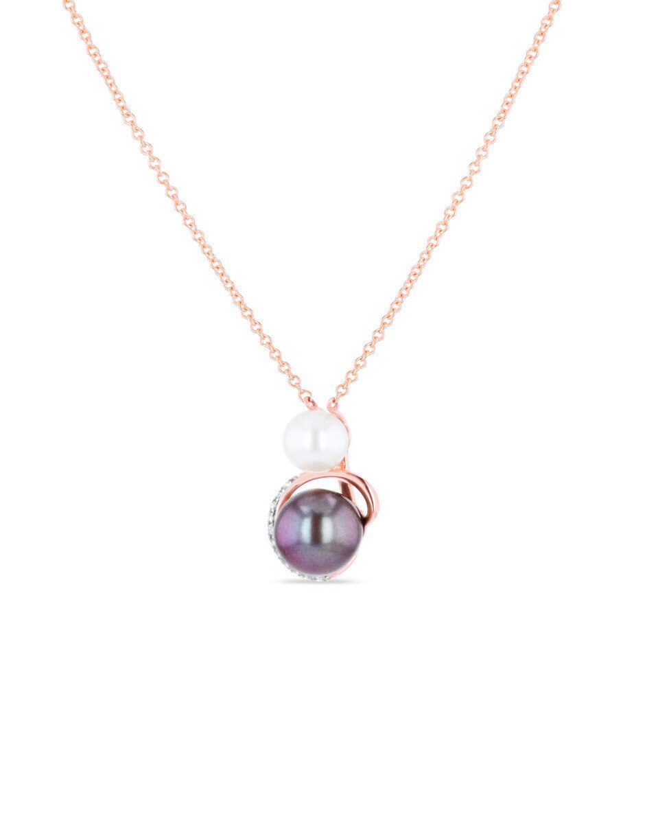 Gargantilla de oro blanco 14 k 5