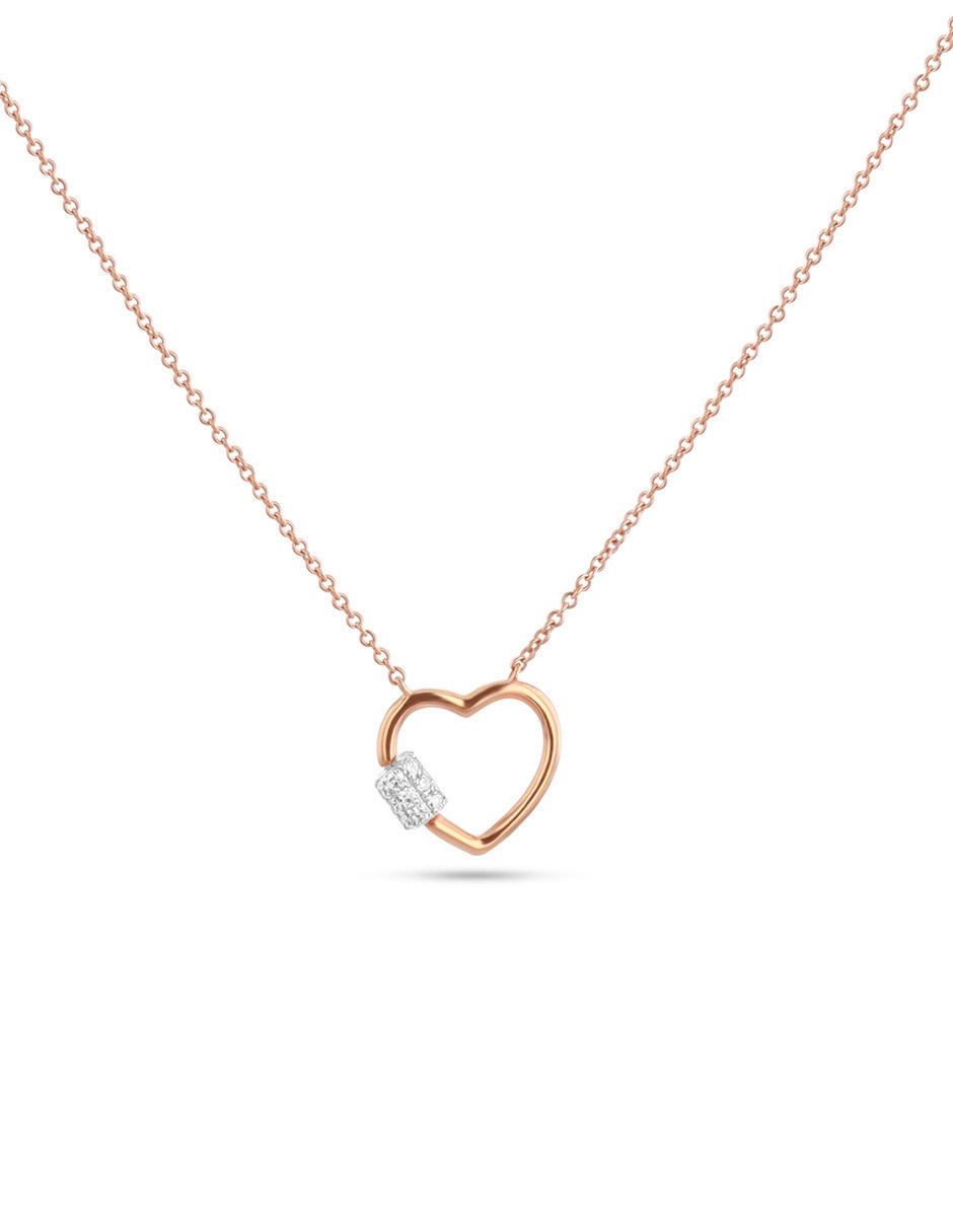 Gargantilla de oro rosa 14 k