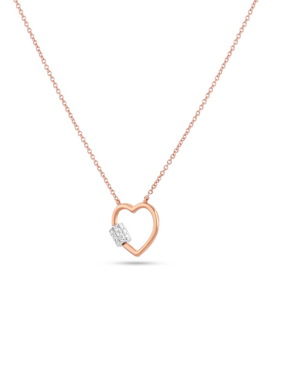 Gargantilla de oro rosa 14 k 5