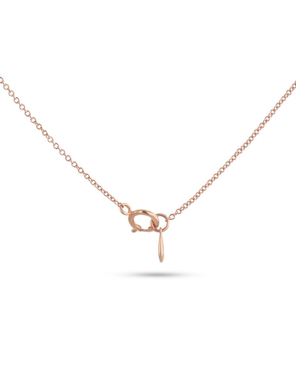 Gargantilla de oro rosa 14 k 4