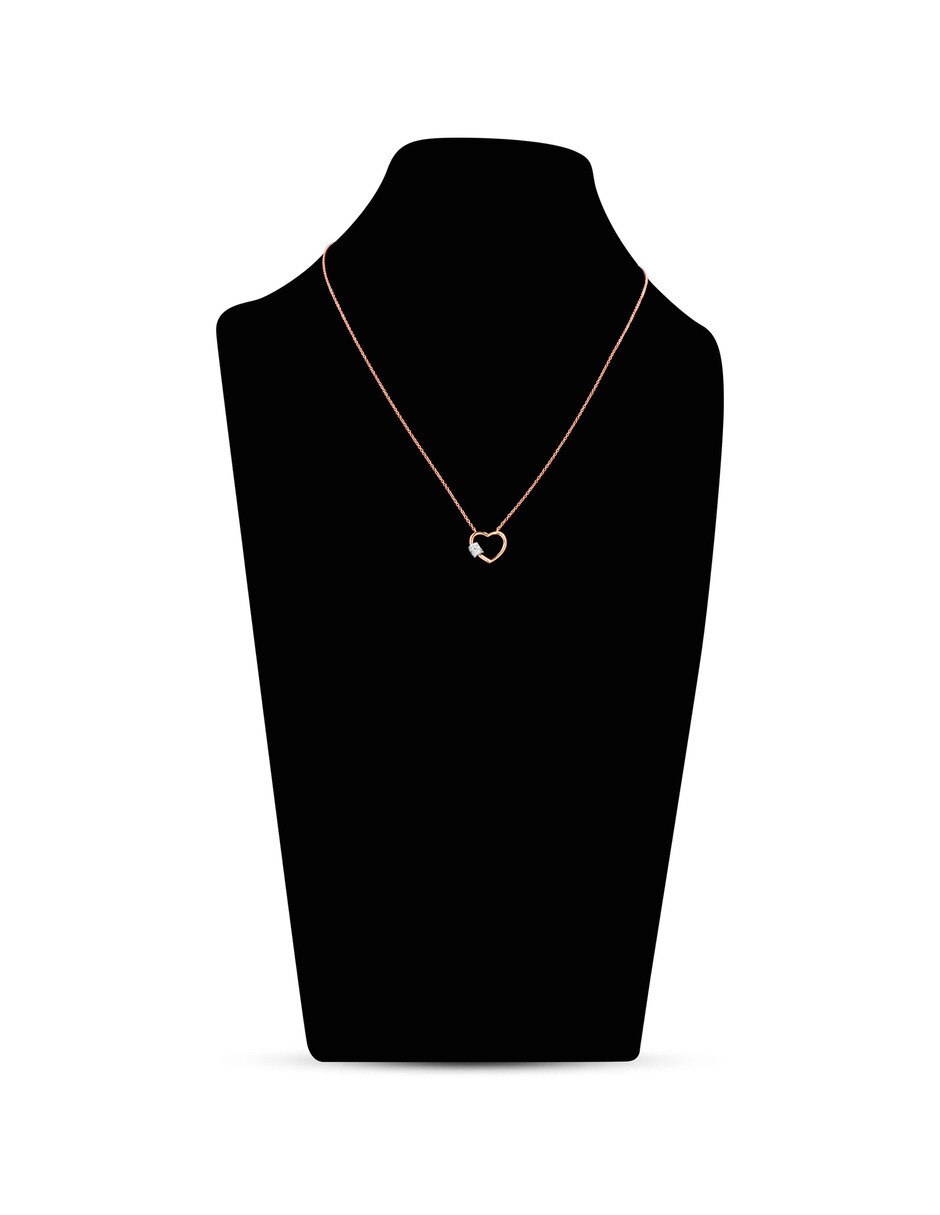 Gargantilla de oro rosa 14 k 2