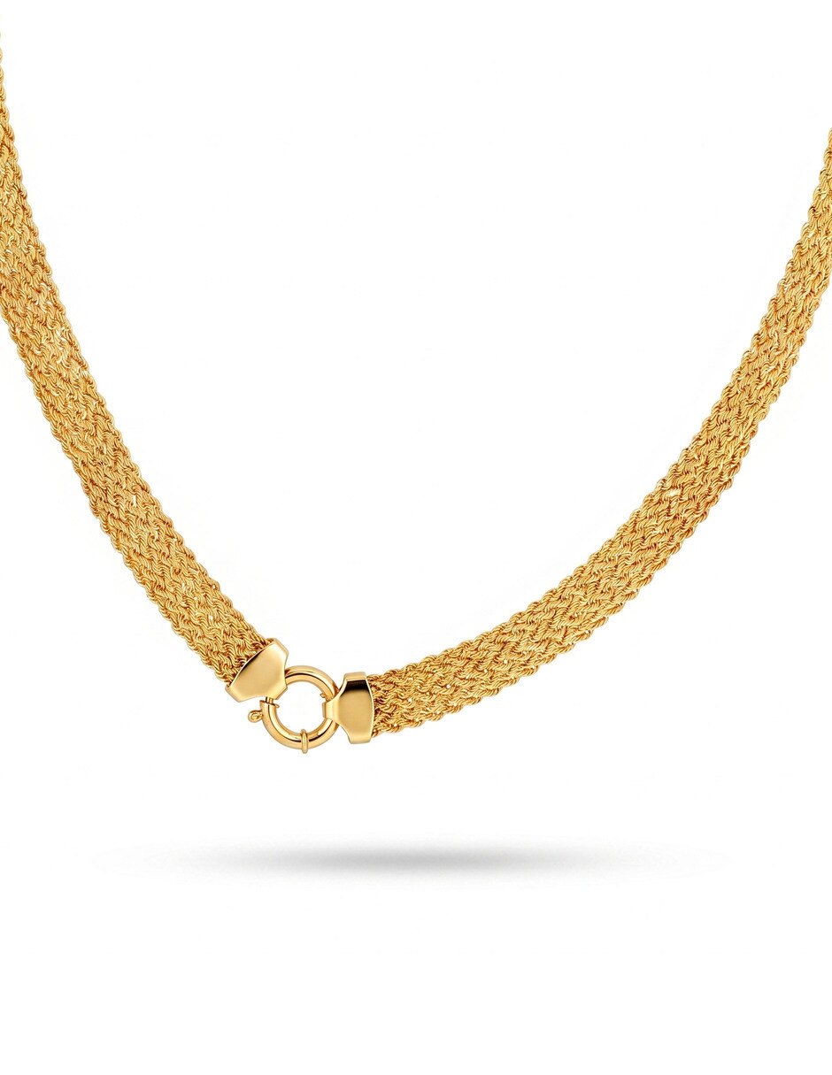 Gargantilla de oro amarillo 14 k 4