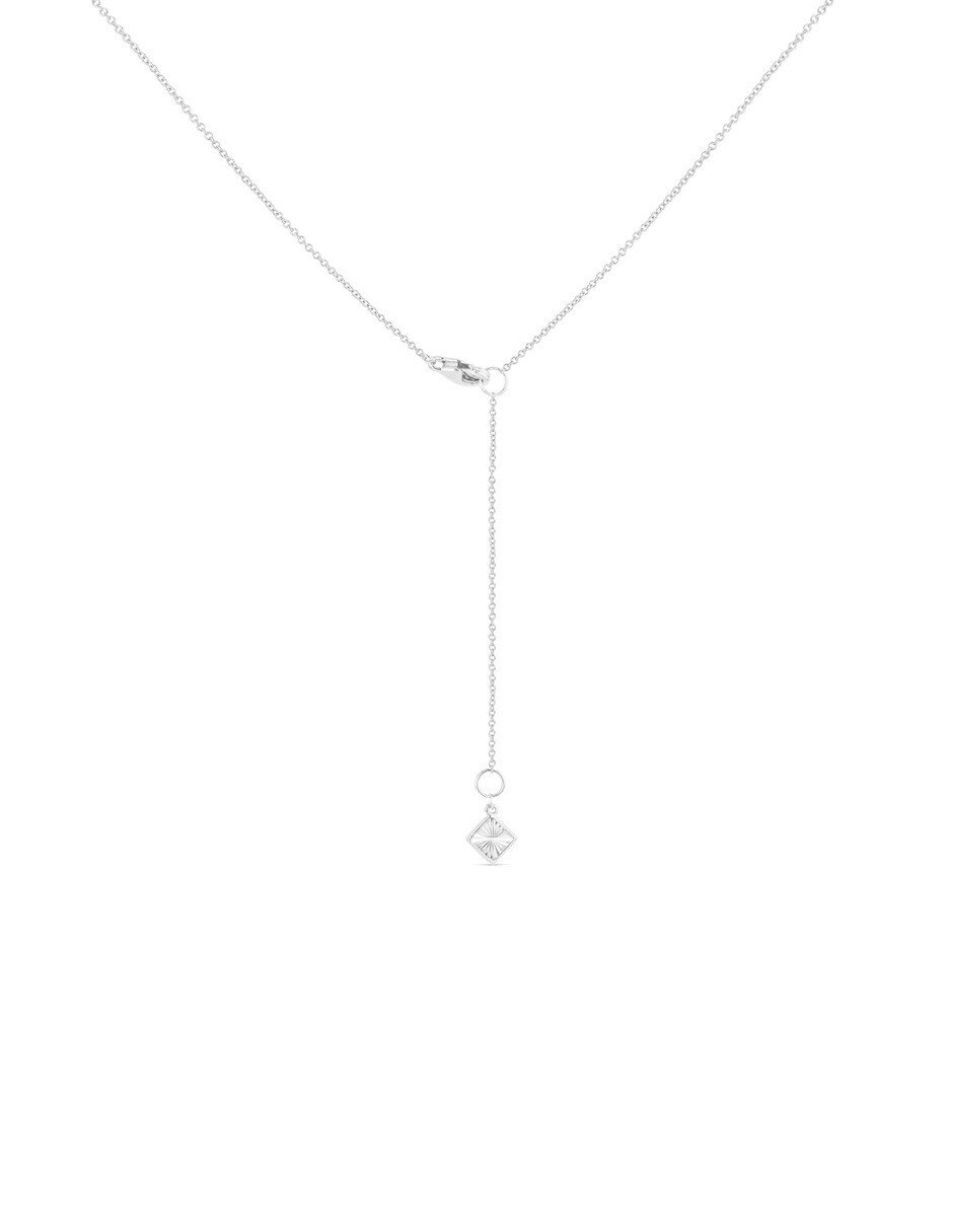 Gargantilla de oro blanco 14 k 4