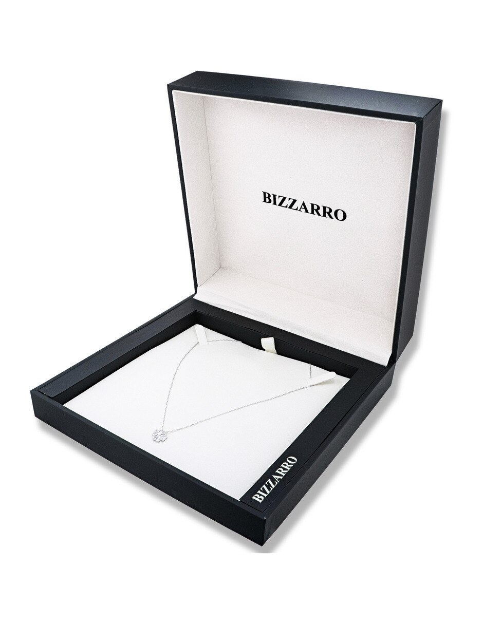Gargantilla de oro blanco 14 k 3