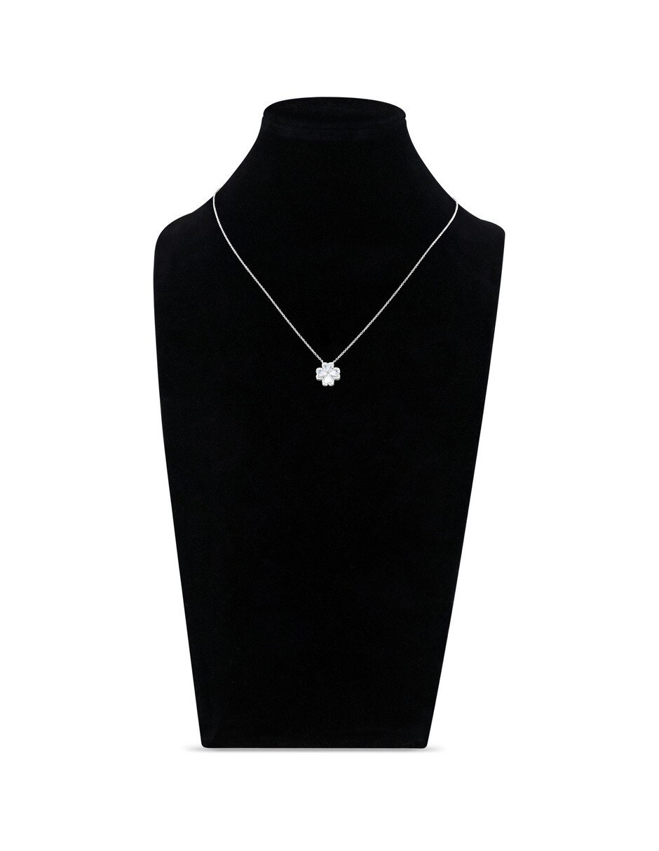 Gargantilla de oro blanco 14 k 2