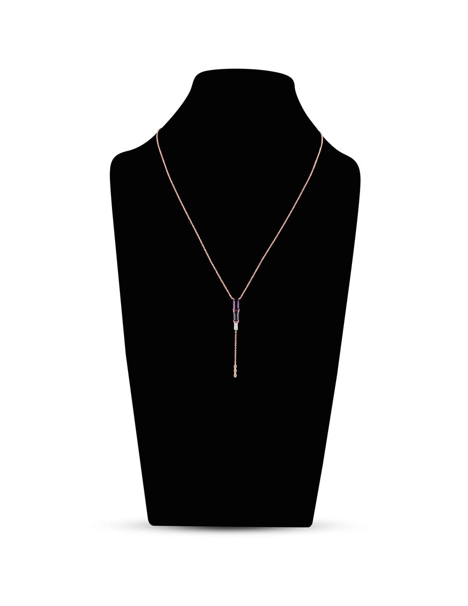 Gargantilla de oro rosa 14 k 5