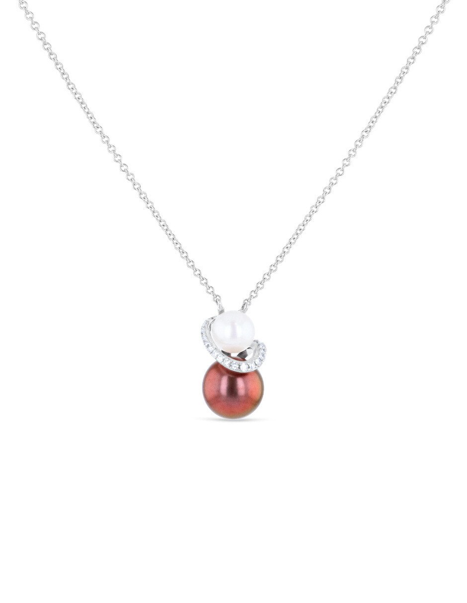 Gargantilla de oro blanco 14 k