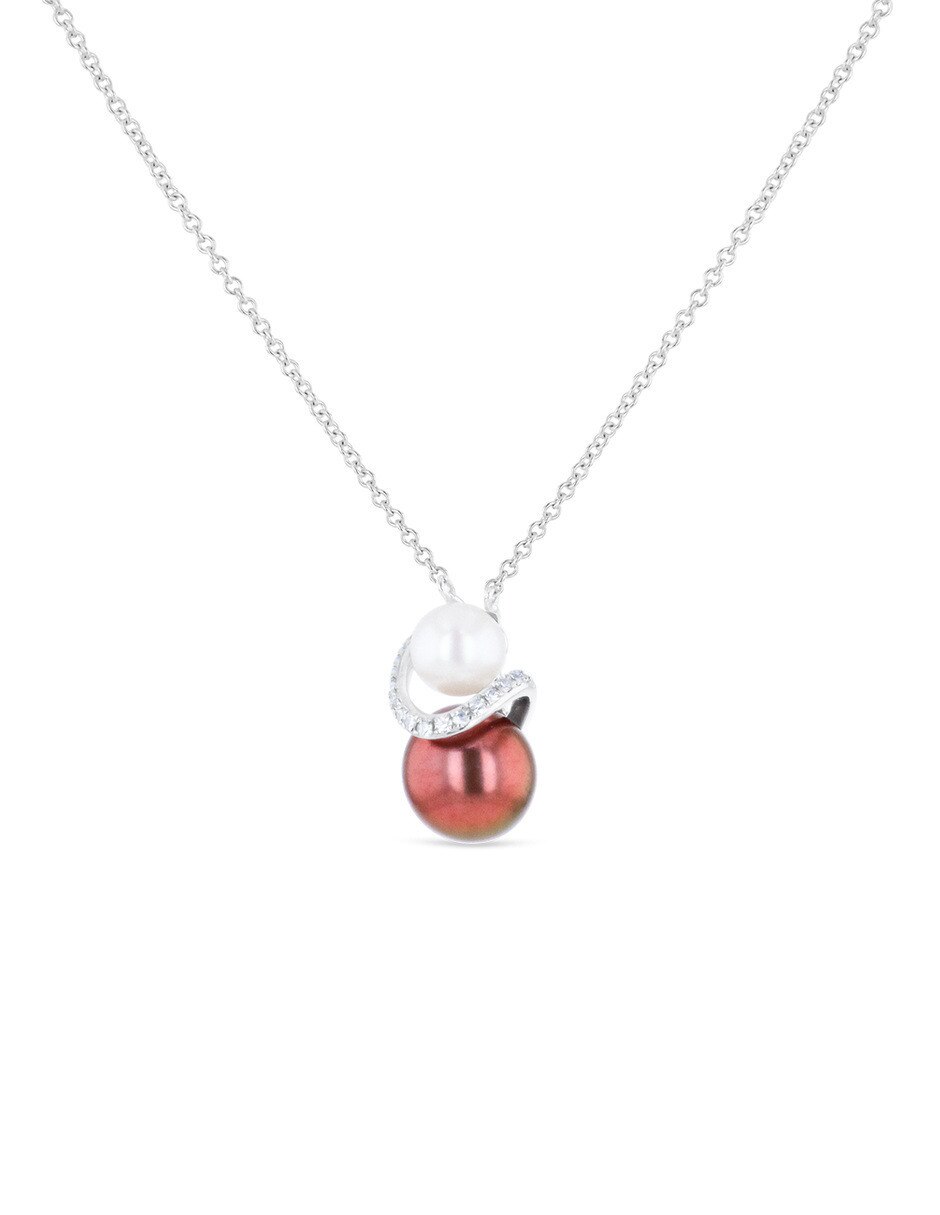 Gargantilla de oro blanco 14 k 5