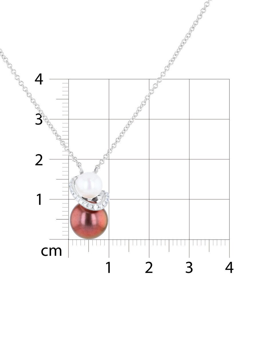 Gargantilla de oro blanco 14 k 6
