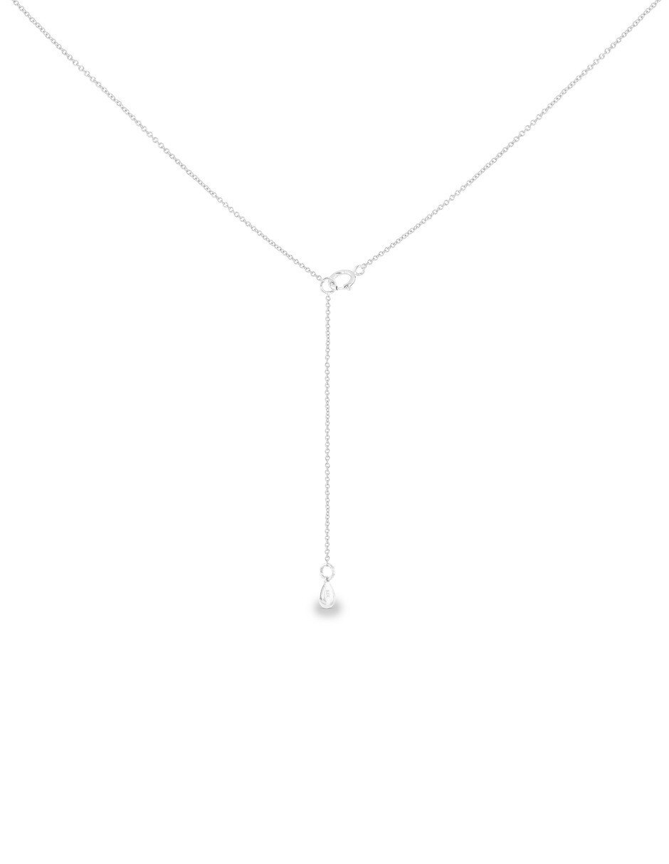 Gargantilla de oro blanco 14 k 4