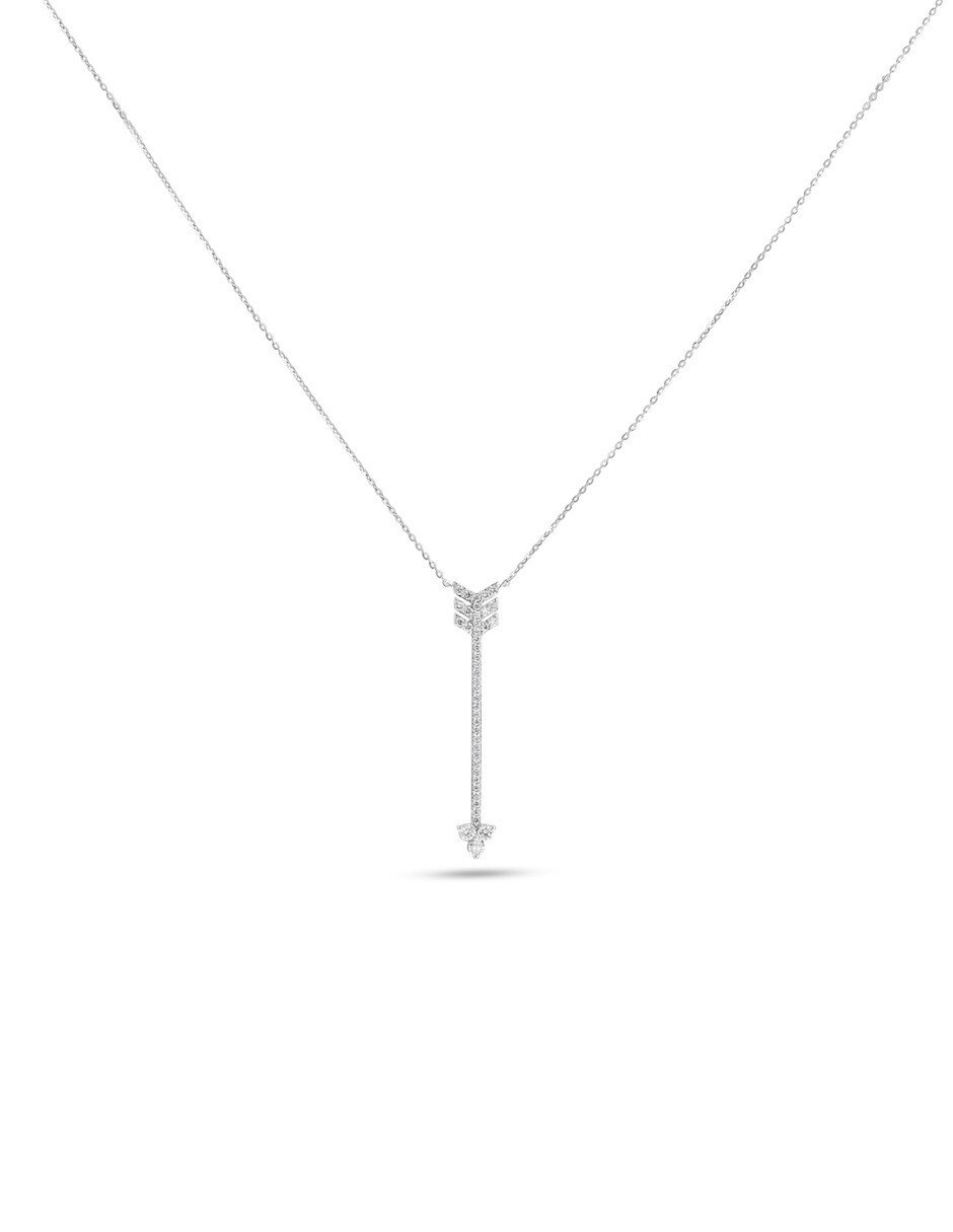 Gargantilla de oro blanco 14 k Gargantilla de oro blanco 14 k