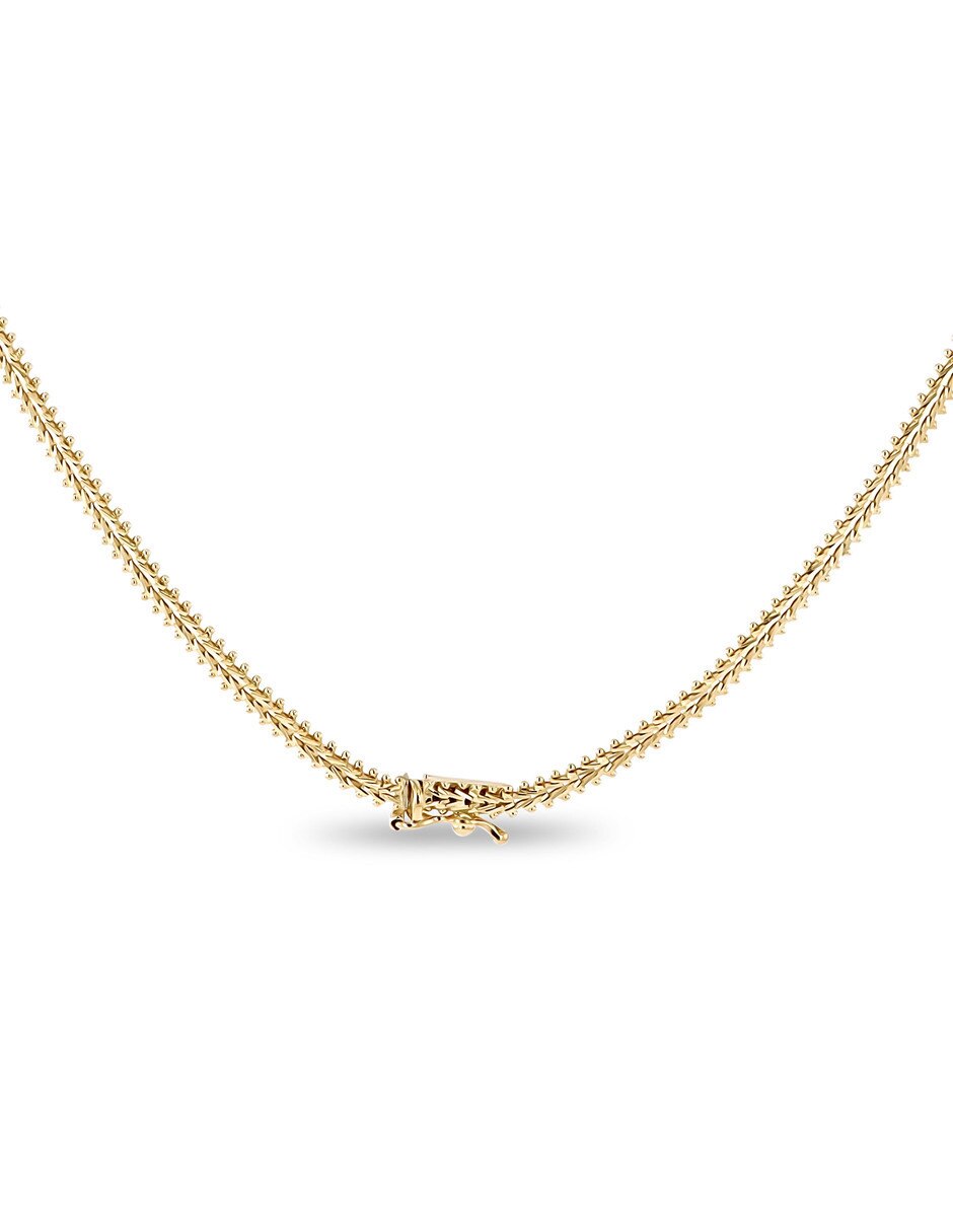 Gargantilla de oro florentino 14 k 4