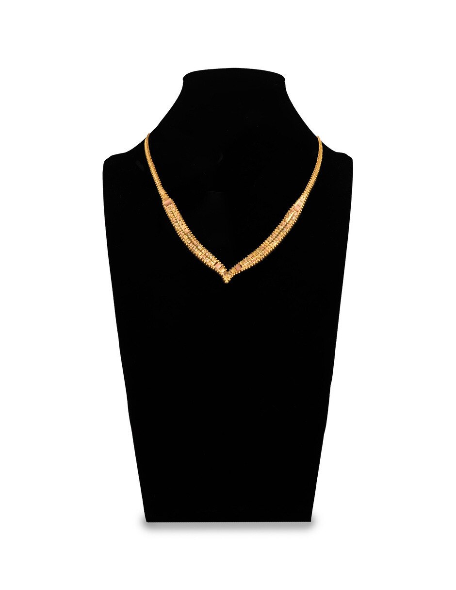 Gargantilla de oro florentino 14 k 2