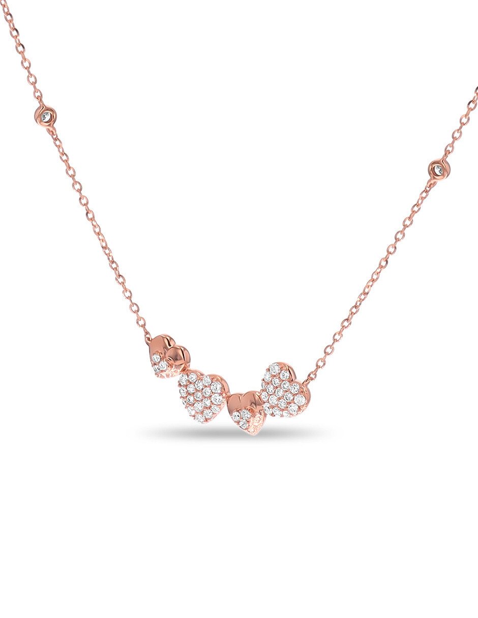 Gargantilla de oro rosa 14 k 5