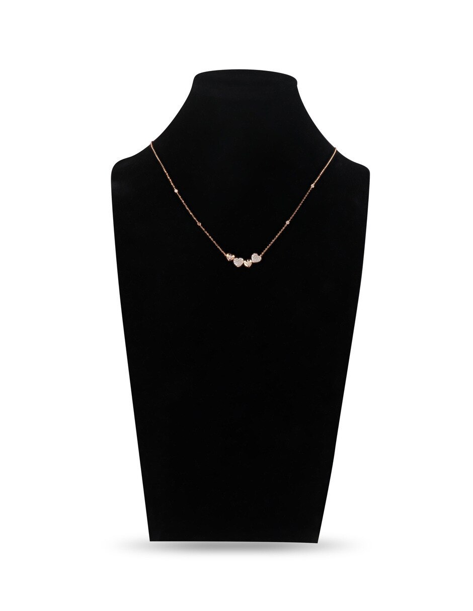 Gargantilla de oro rosa 14 k 2