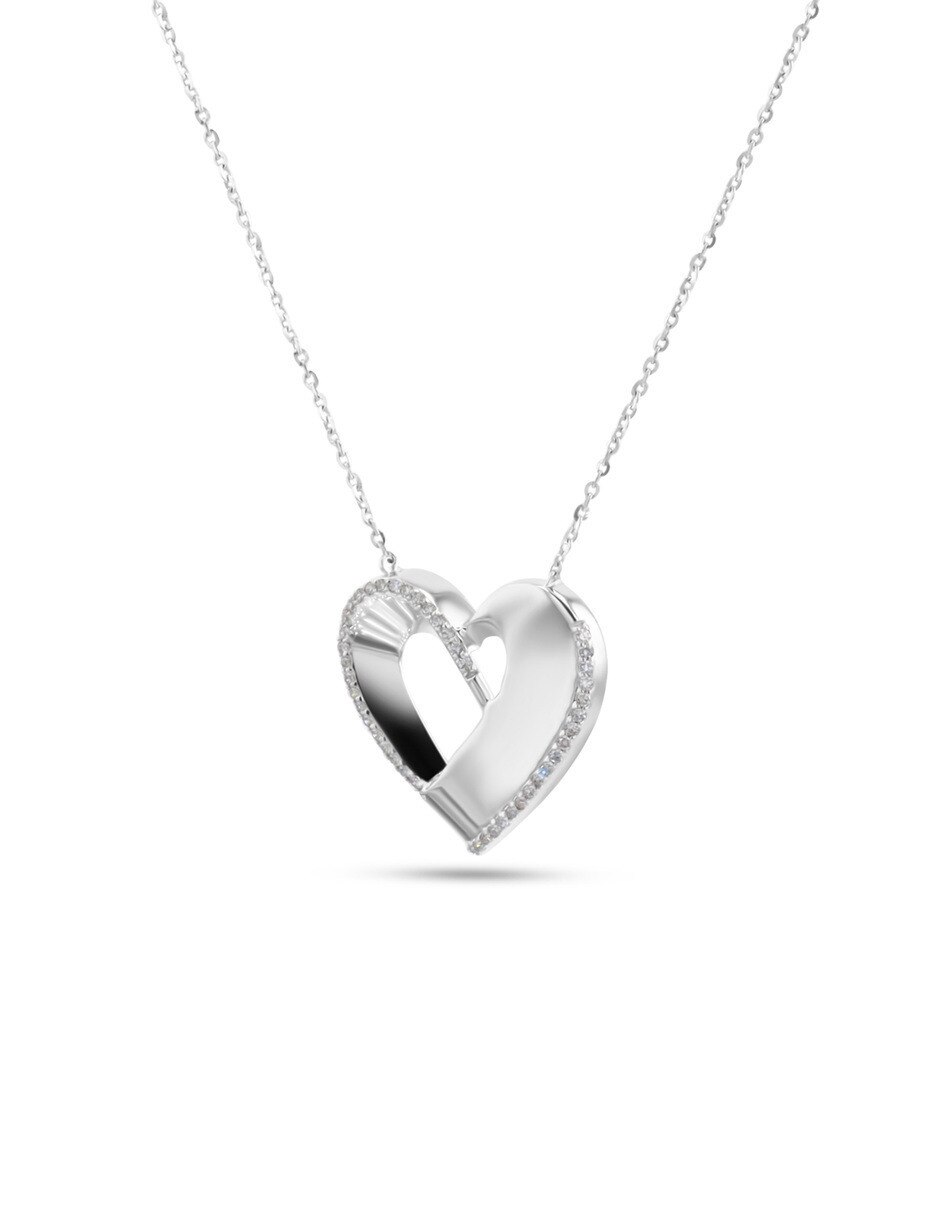 Gargantilla de oro blanco 14 k 5