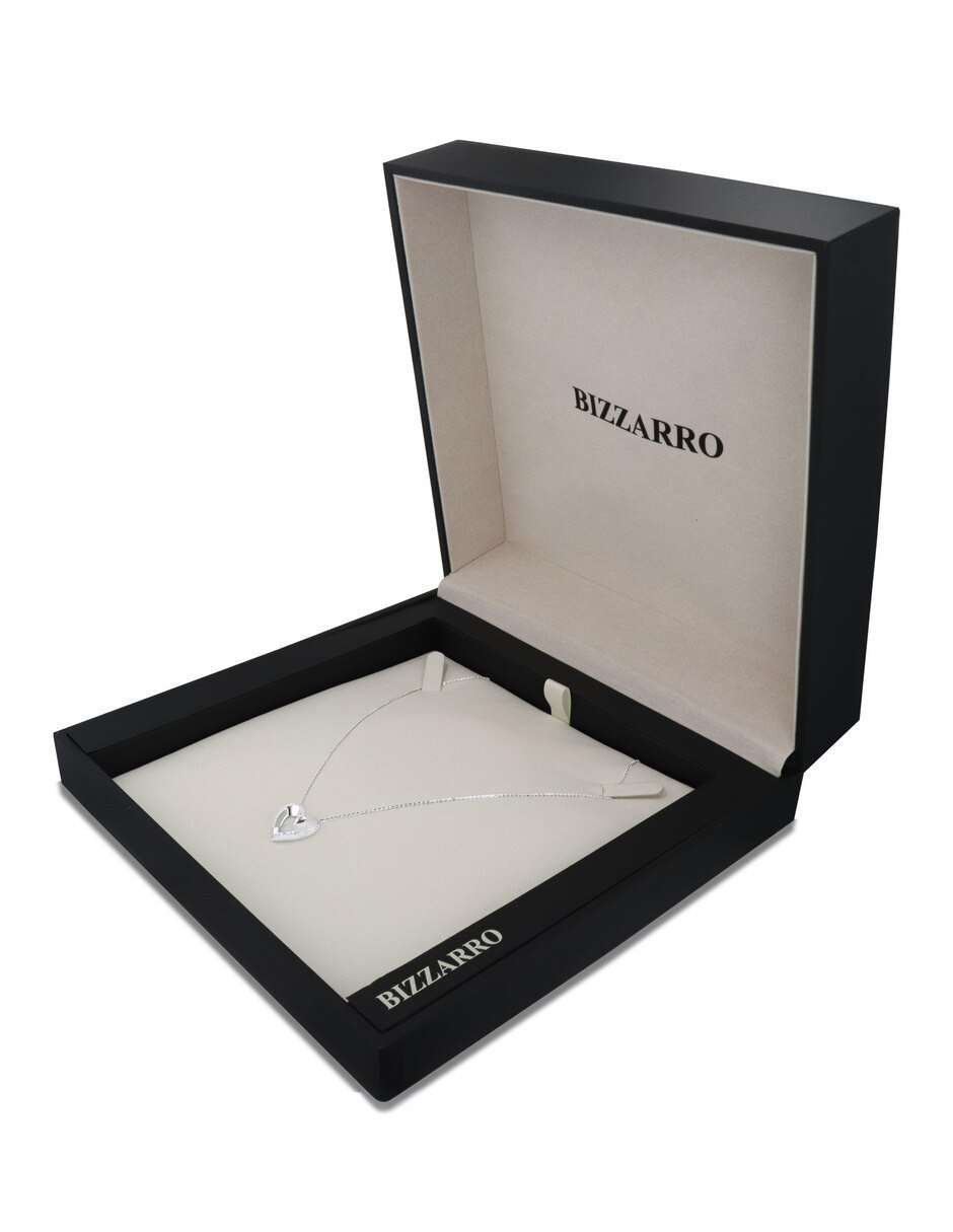 Gargantilla de oro blanco 14 k 3