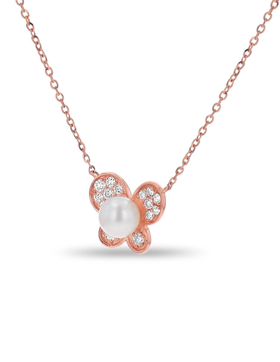 Gargantilla de oro rosa 14 k 5