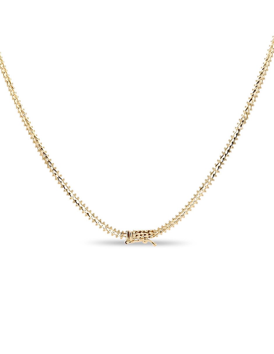 Gargantilla de oro florentino 14 k 4
