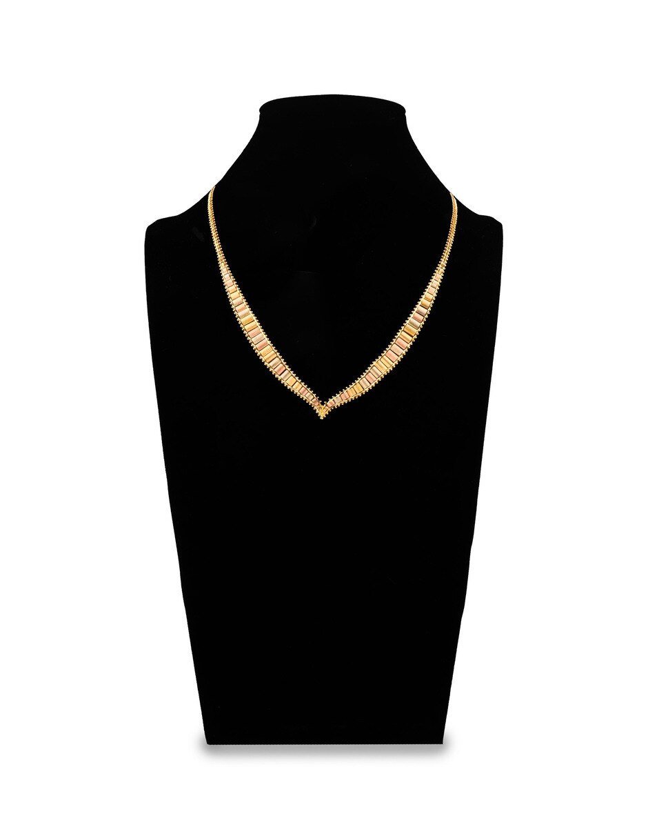 Gargantilla de oro florentino 14 k 2