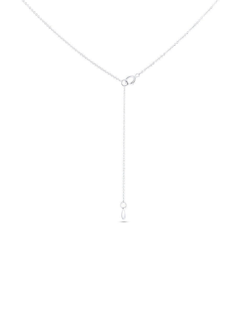 Gargantilla de oro blanco 14 k 4