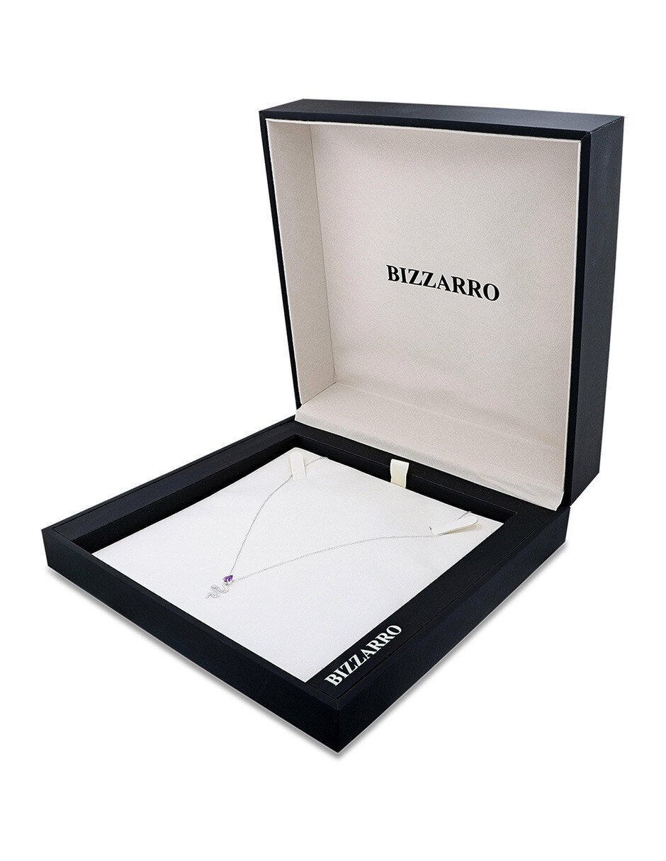 Gargantilla de oro blanco 14 k 3