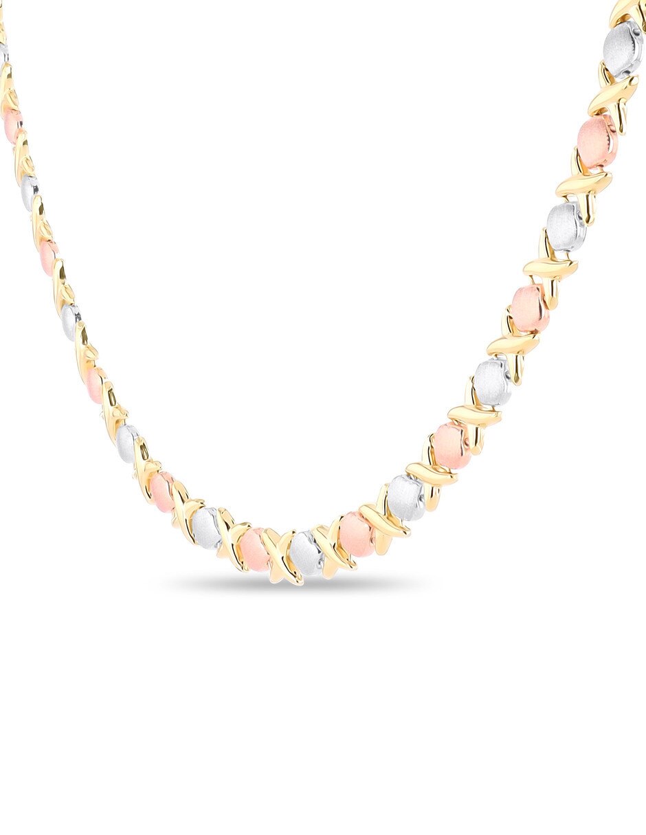 Gargantilla de oro florentino 14 k 4