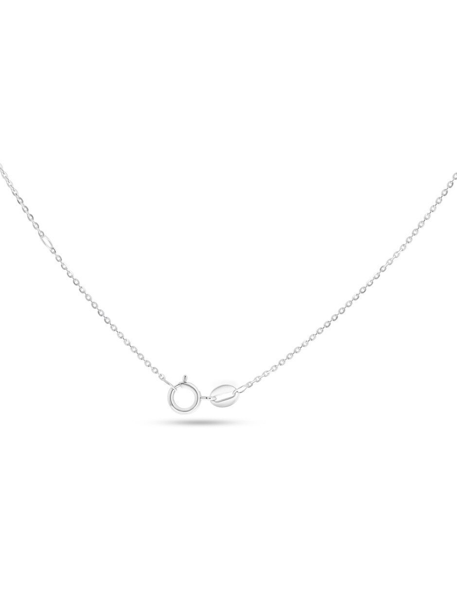 Gargantilla de oro blanco 14 k 4