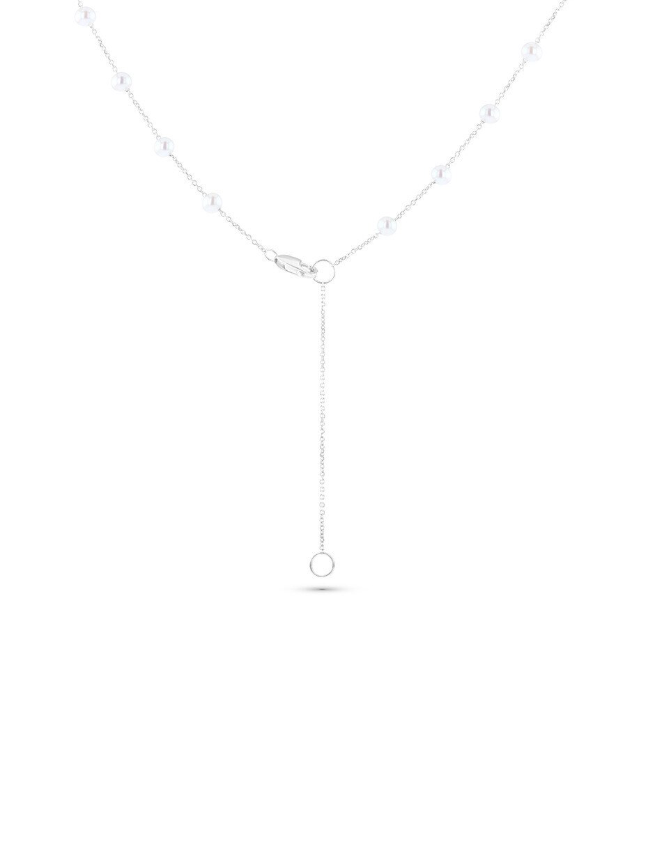 Gargantilla de oro blanco 14 k 4