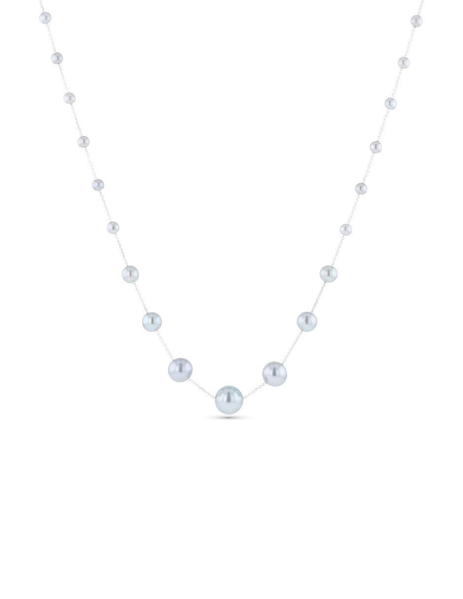 Gargantilla de oro blanco 14 k Gargantilla de oro blanco 14 k