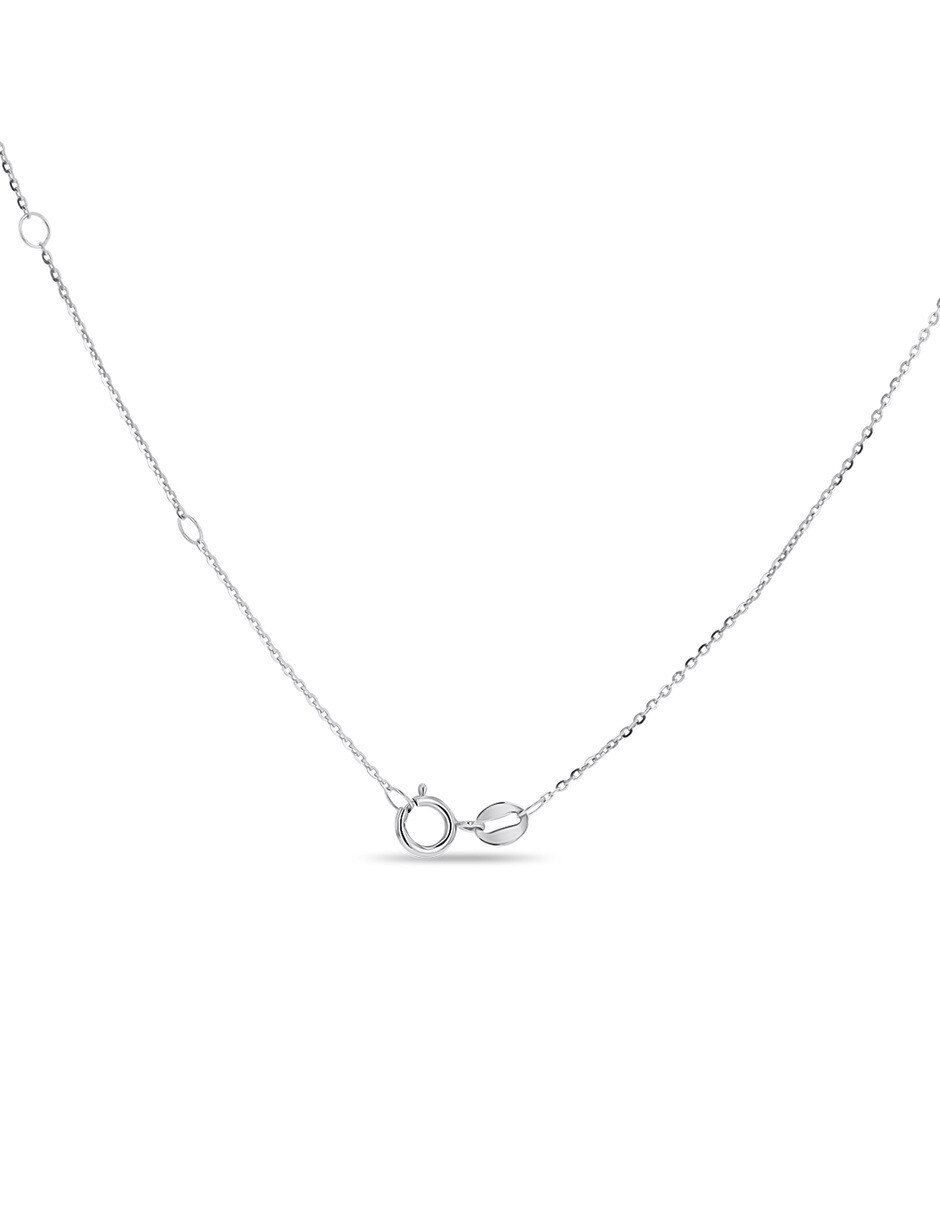 Gargantilla de oro blanco 14 k 4