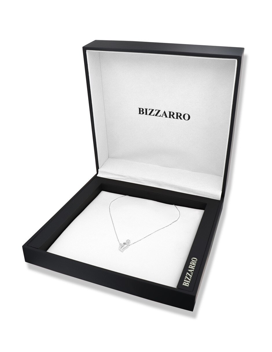 Gargantilla de oro blanco 14 k 3