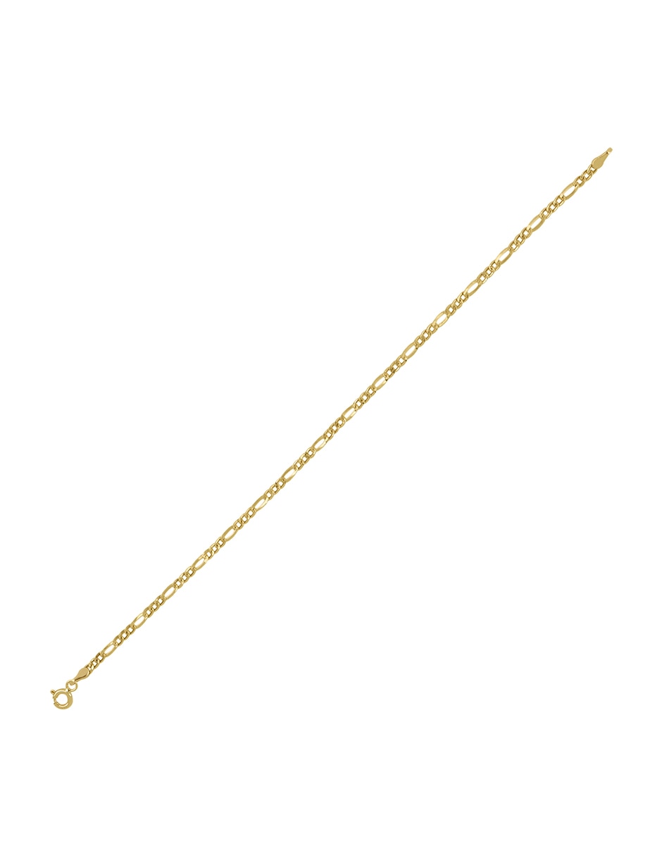 Pulsera de oro amarillo 14 k acabado pulido 4
