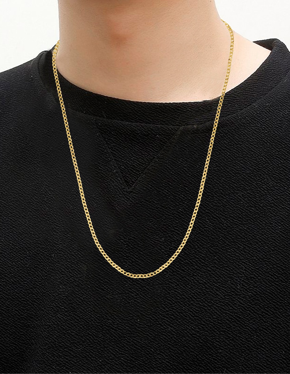 Cadena de Ancla Dinasti de oro amarillo 14 K 4